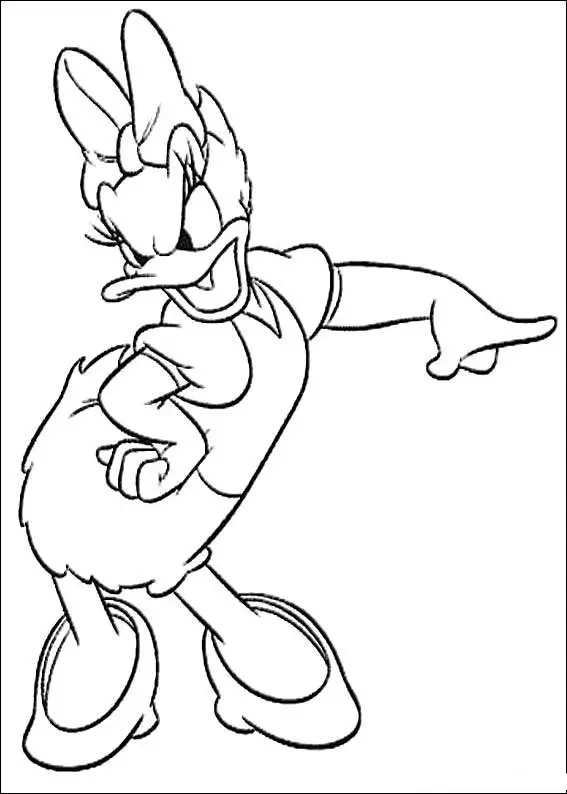 Donald Duck Coloring Pages 5